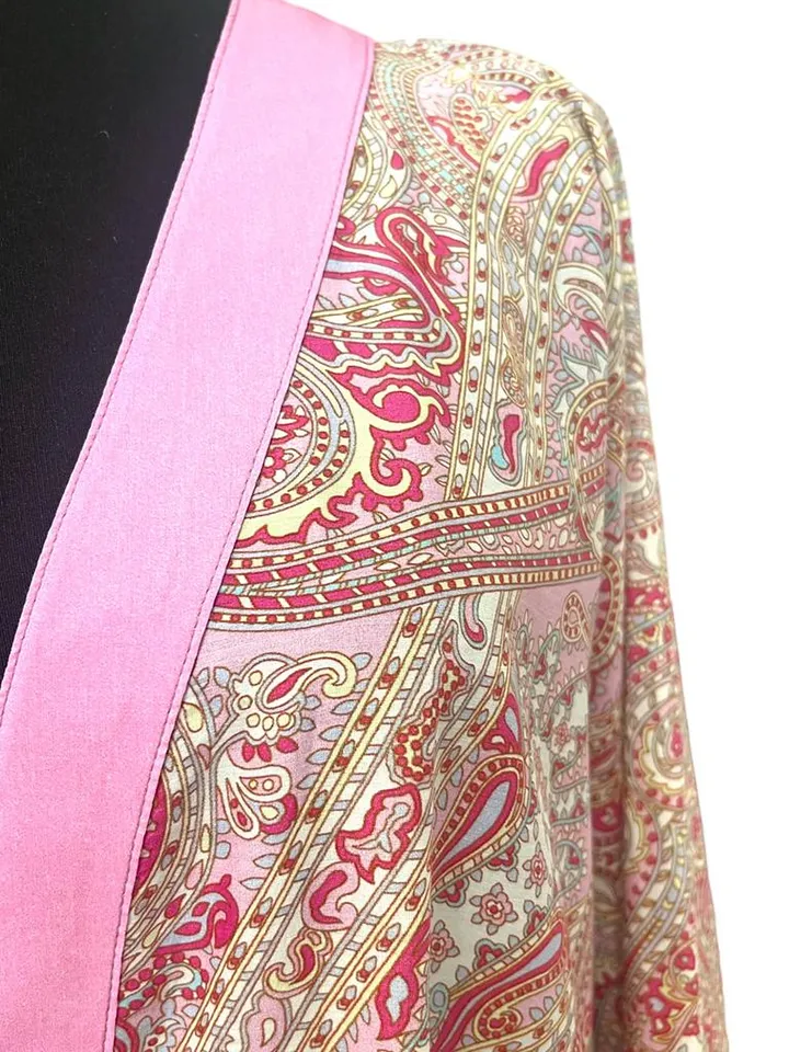 Digital print close-up — fabric fills frame, fine pattern detail