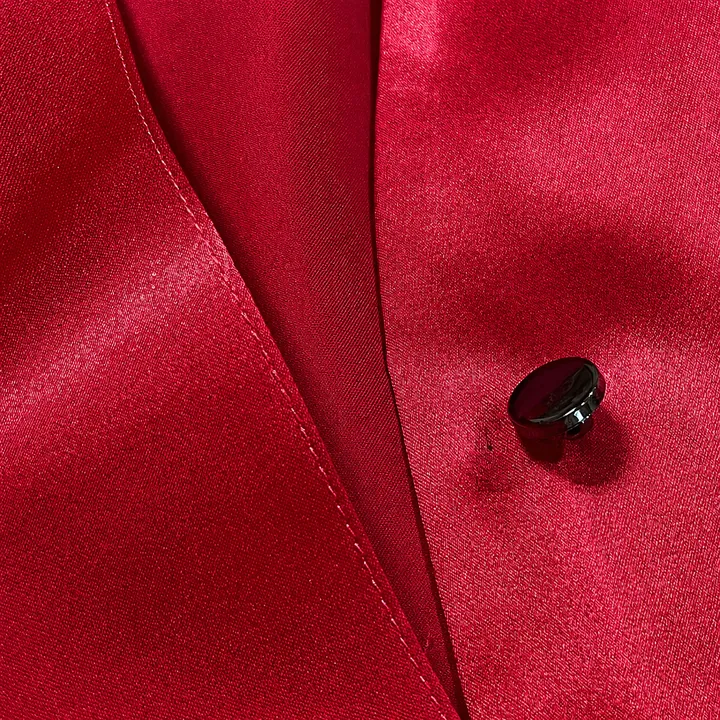 French seam interior, raking light, shallow depth of field