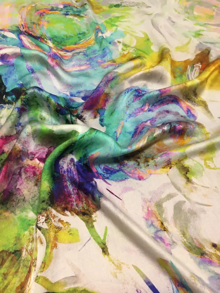 Akse Tekstil Silk Fabrics swatch